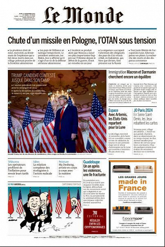 Le Monde du 17 Novembre 2022