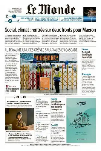 Le Monde du 24 Août 2022