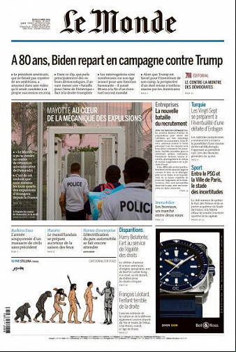 Le Monde du 27 Avril 2023