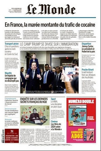 Le Monde du 31 Décembre FRENCH PDF 2024