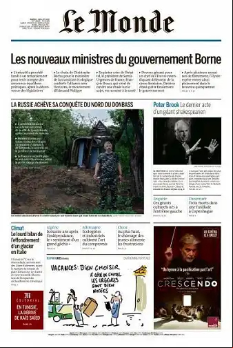 Le Monde du 5 Juillet 2022