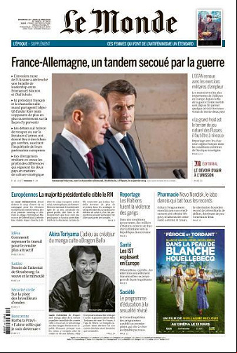 Le Monde du Dimanche 10 et Lundi 11 Mars 2024
