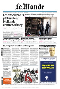 Le Monde du jeudi 23 février 2012