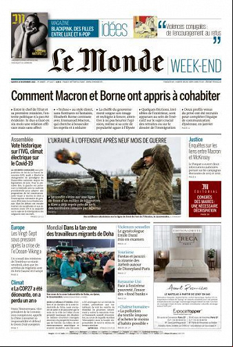 Le Monde + Magazine du 26 Novembre 2022
