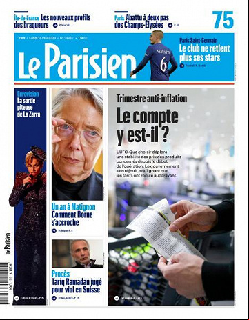 Le Parisien - 15 Mai 2023
