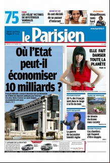 Le Parisien + Cahier de Paris du 11 Septembre 2012