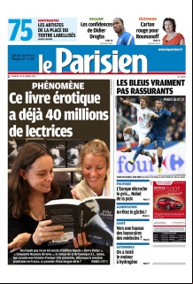 Le Parisien + Cahier de Paris du 13 Octobre 2012