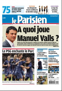 Le Parisien + Cahier de Paris du 19 Septembre 2012