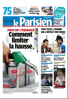 Le Parisien + Cahier de Paris du 21 Août 2012