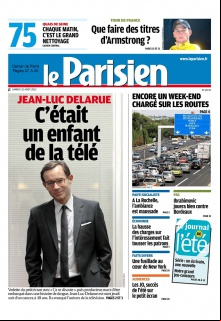 Le Parisien + Cahier de Paris du 25 Août 2012