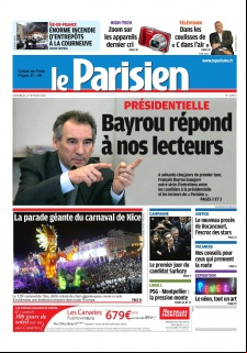 Le Parisien+ Cahier de Paris du17 Fevrier 2012