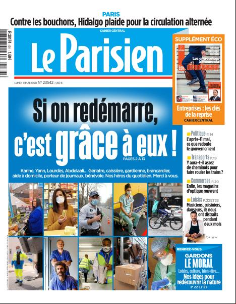 Le Parisien du 11 Mai 2020