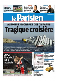 Le Parisien edition du 15 Janvier 2012