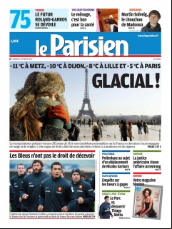 Le Parisien et cahier de paris edition du 04 Fevrier 2012