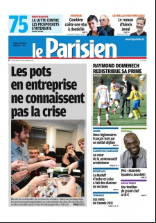 Le Parisien et cahier de paris edition du 30 decembre 2011