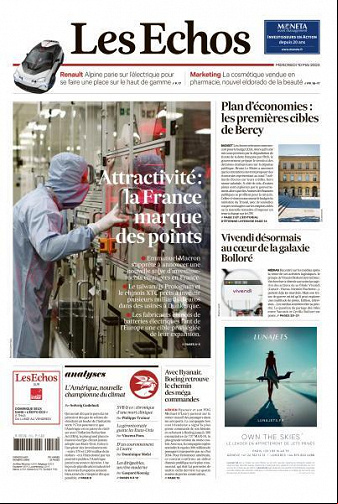 Les Echos du 10 Mai 2023