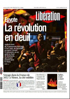 Libération edition du 03 Fevrier 2012
