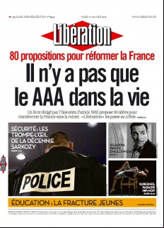 Libération edition du 17 Janvier 2012