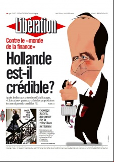 Libération edition du 24 Janvier 2012