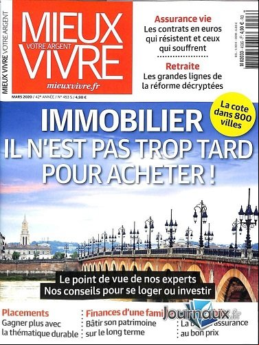 Mieux vivre votre argent N°453 - Mars 2020