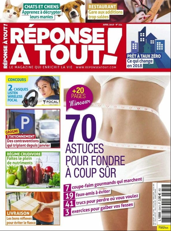 Réponse à Tout N°334 - Avril 2018 PDF