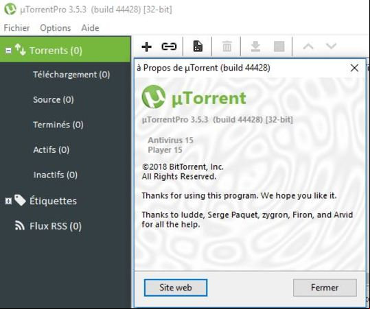 uTorrent Pro 3.5.3.44428 - pré-activé (Windows)