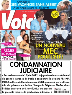 Voici N°1286 Du 30 Juin au 06 Juillet 2012